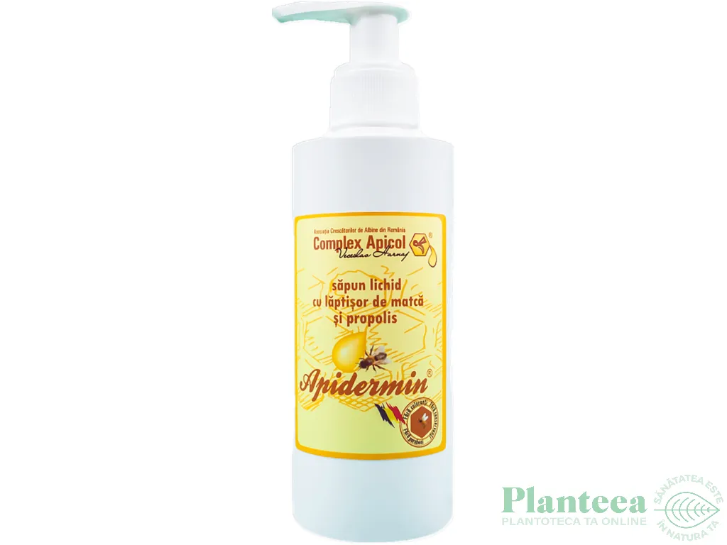 Sapun lichid maini laptisor matca propolis Apidermin 200ml - COMPLEX APICOL
