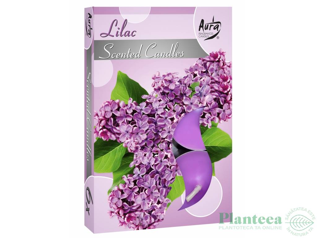 Lumanari pastila parfumate 4h liliac set 6b - BISPOL