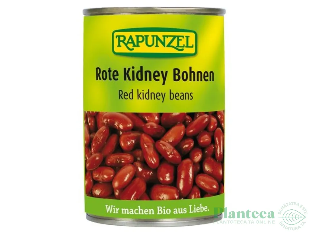 Conserva fasole rosie kidney  eco 400g - RAPUNZEL