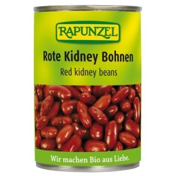 Conserva fasole rosie kidney  eco 400g - RAPUNZEL