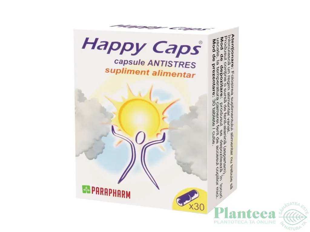 Happy caps antistres 30cps - PARAPHARM