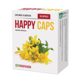 Pachet Happy caps antistres 2x30cps - PARAPHARM