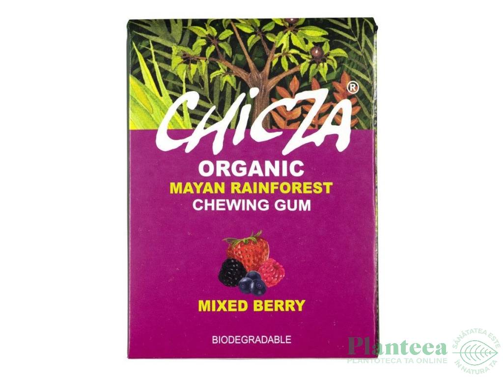 Guma mestecat fructe padure eco 30g - CHICZA