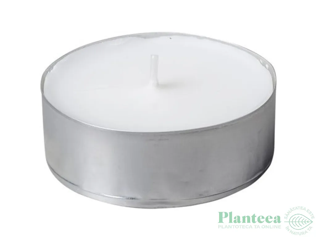 Lumanare pastila neparfumata 4,5h classic 1b - BISPOL