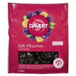 Prune soft fara samburi eco 200g - DAVERT