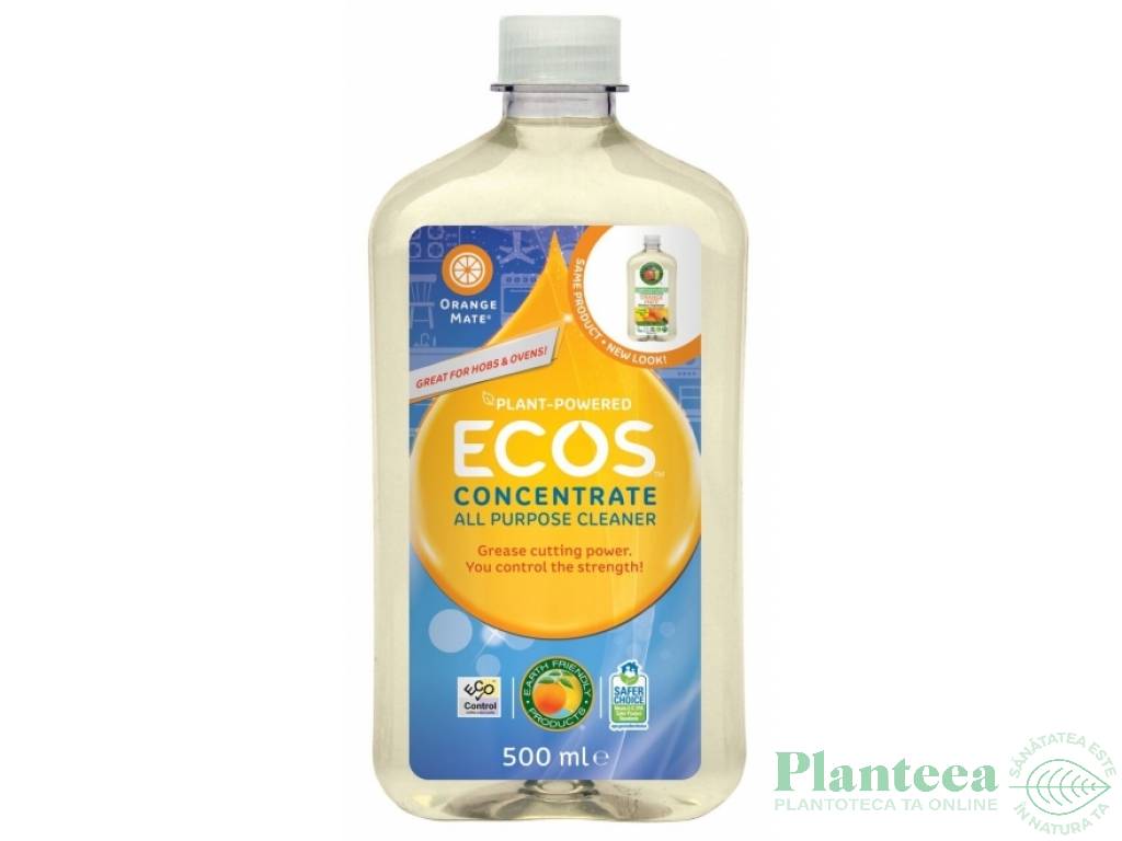 Degresant concentrat bucatarie orange mate 500ml - EARTH FRIENDLY