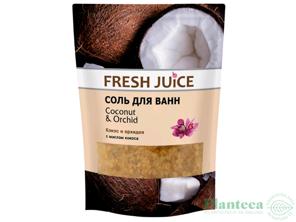 Sare baie cocos orhidee 500g - FRESH JUICE