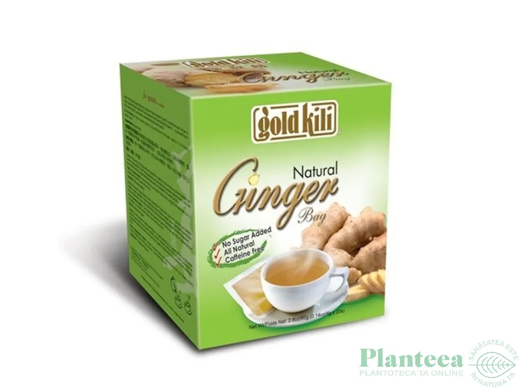 Ceai ghimbir natural 20dz - GOLD KILI