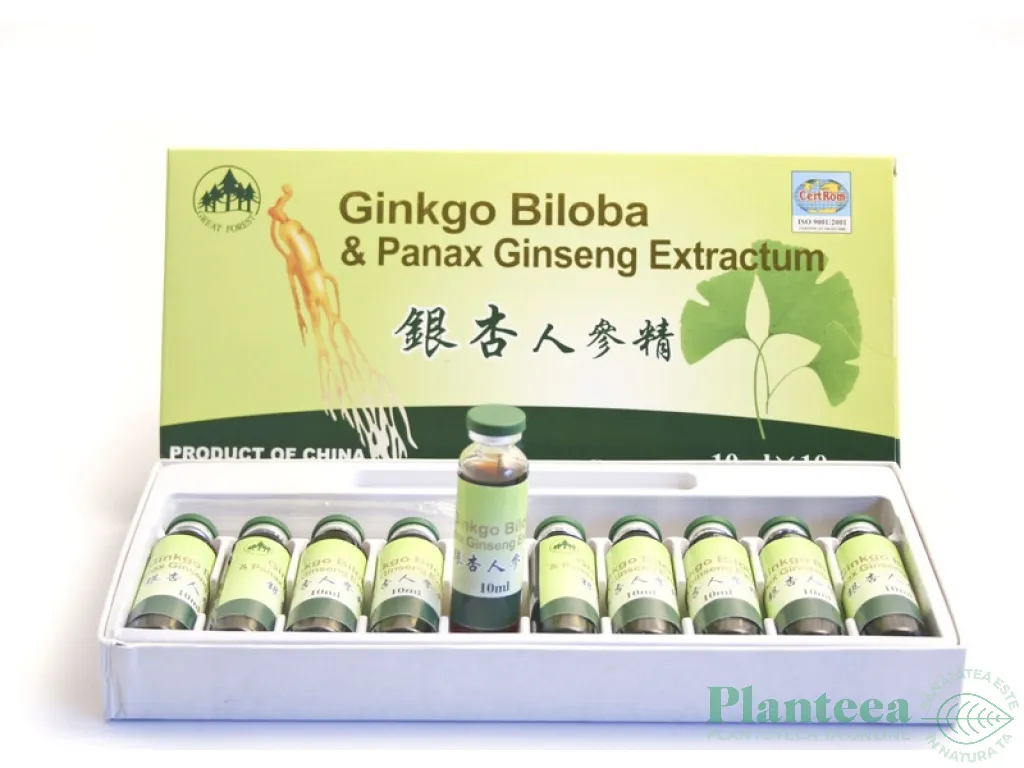Ginkgo biloba panax ginseng 10fl - TIANRAN
