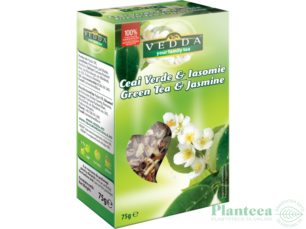 Ceai verde iasomie 75g - VEDDA