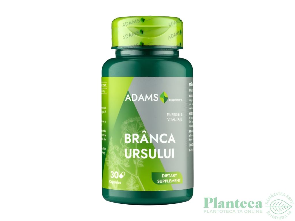 Branca ursului 400mg 30cps - ADAMS SUPPLEMENTS