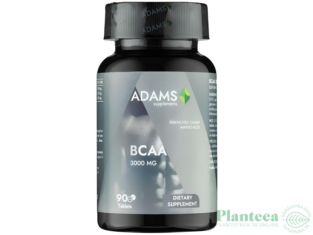 BCAA 3000mg Active Line 90cp - ADAMS SUPPLEMENTS