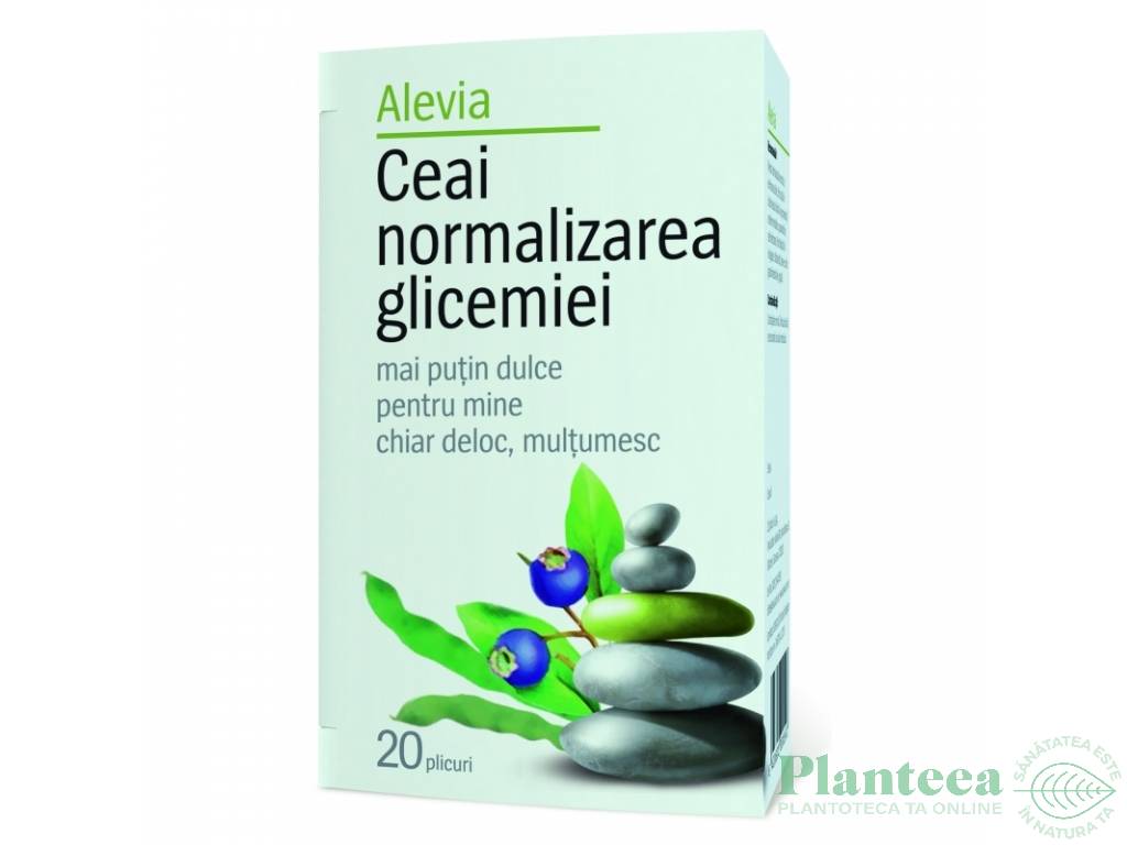 Ceai normalizarea glicemiei 20dz - ALEVIA
