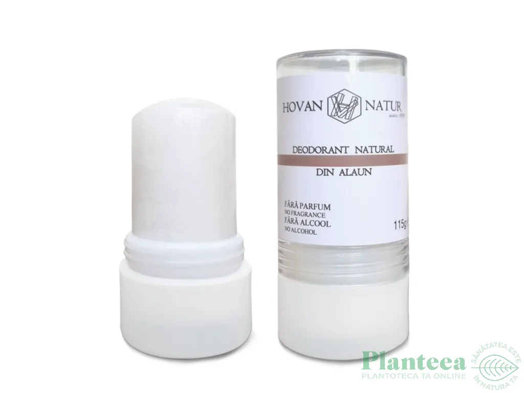 Deodorant stick piatra alaun 115g - HOVAN