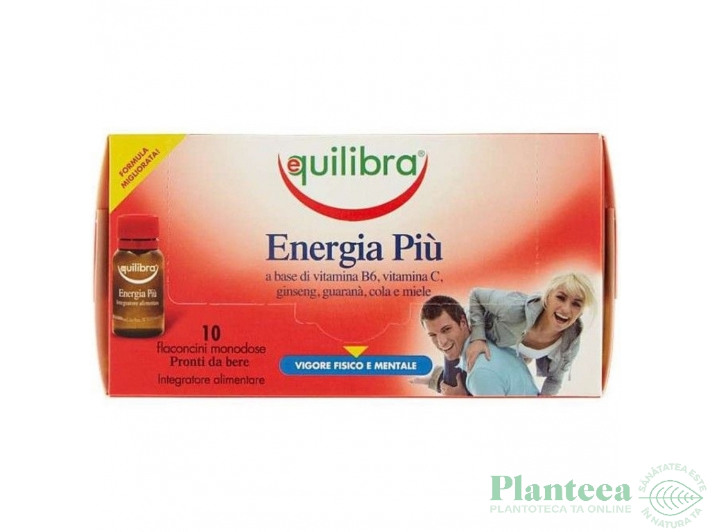 Energia Piu [Vigoare fizica mentala] monodoze 10x15ml - EQUILIBRA