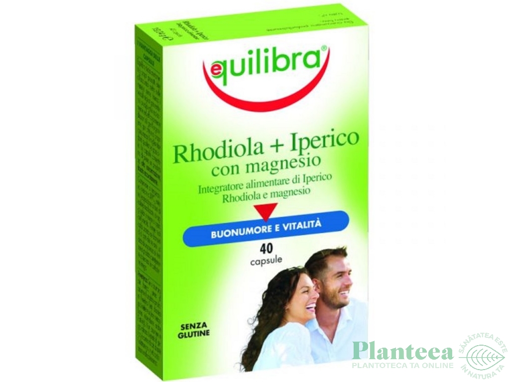 Rhodiola Iperico con Magnesio [Buna dispozitie] 40cps - EQUILIBRA