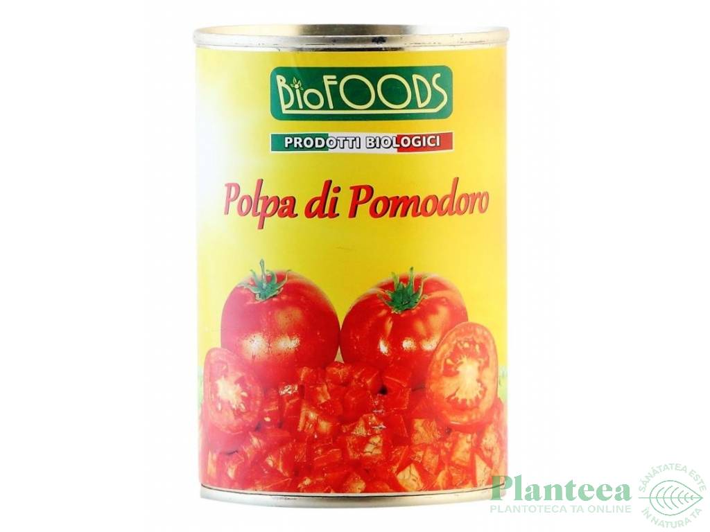 Rosii cuburi sos tomat eco 400g - BIOFOODS
