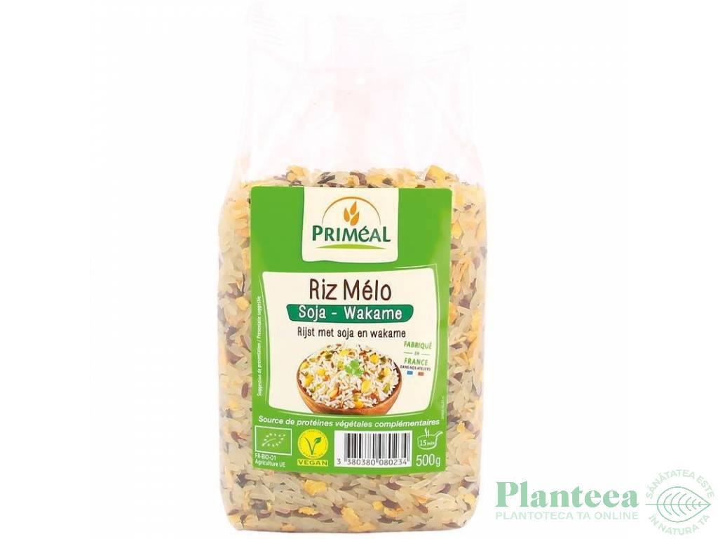 Melanj orez soia wakame Melo eco 500g - PRIMEAL