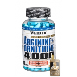 Arginina Ornitina 4000 180cps - WEIDER