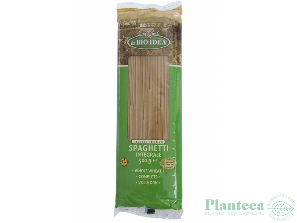 Paste spaghete grau integral 500g - LA BIO IDEA