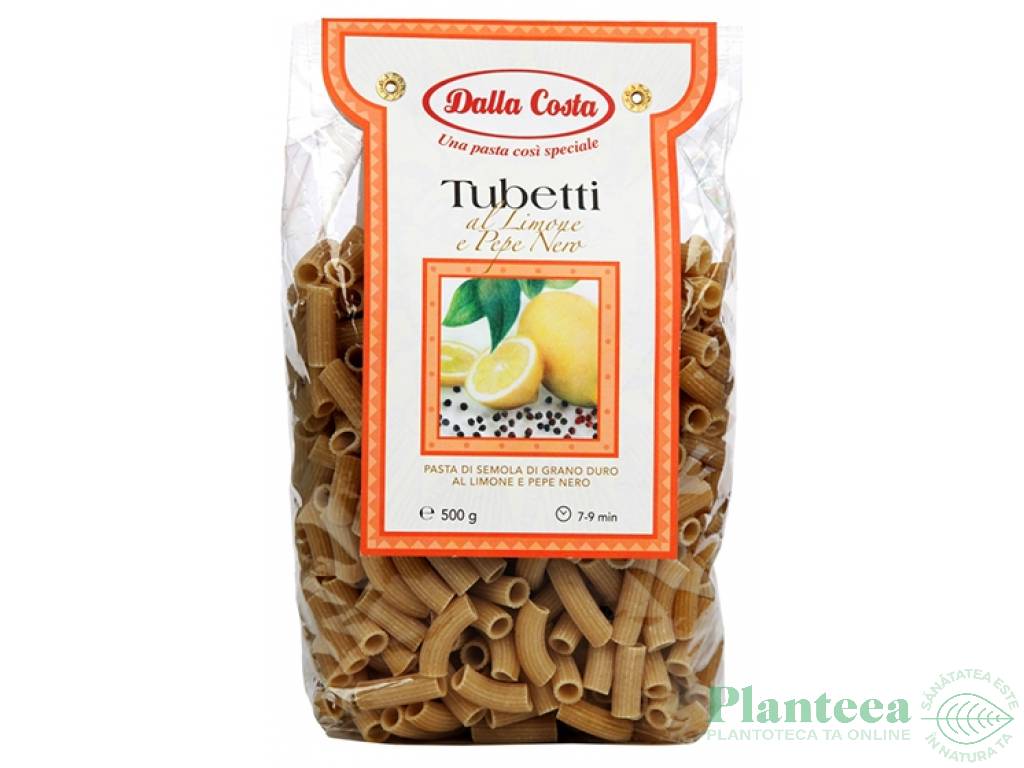 Paste tubetti grau piper negru lamaie eco 500g - DALLA COSTA