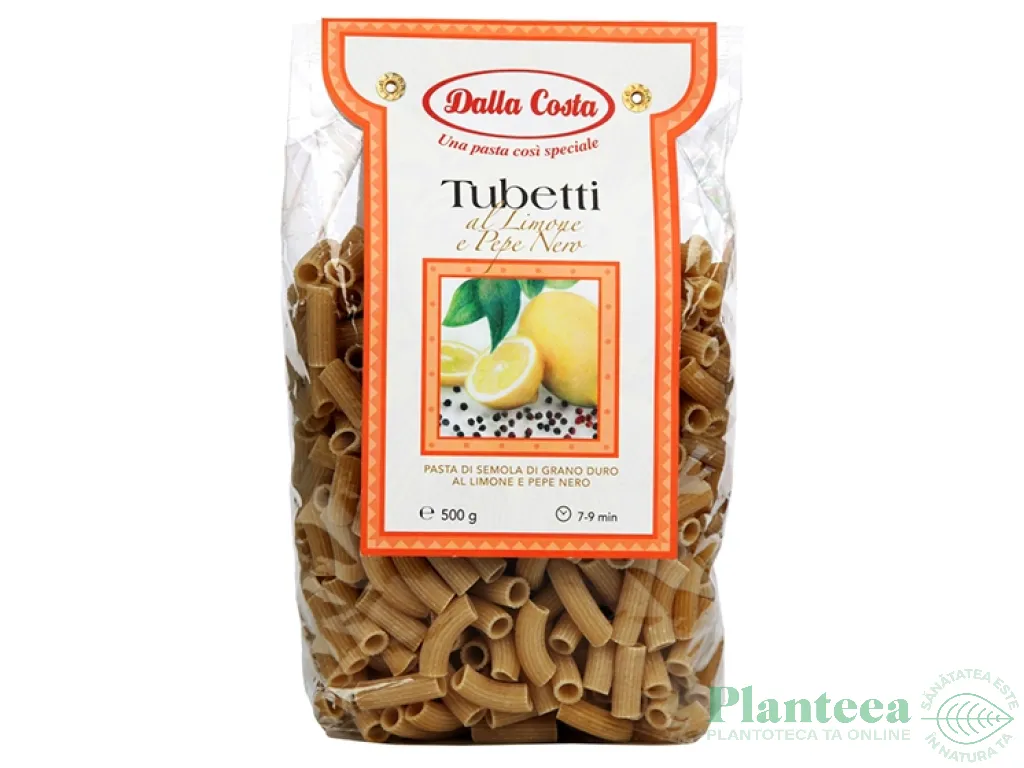 Paste tubetti grau piper negru lamaie eco 500g - DALLA COSTA
