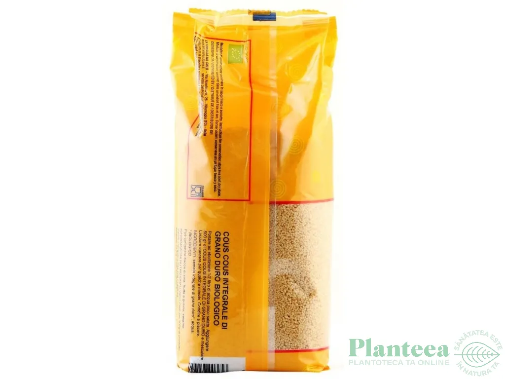 Cuscus grau integral organic 500g - LA FINESTRA SUL CIELO