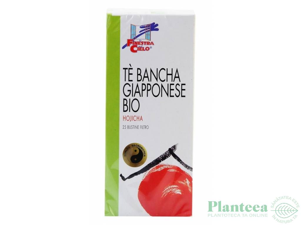 Ceai verde japonez Bancha Hojicha eco 25dz - LA FINESTRA SUL CIELO