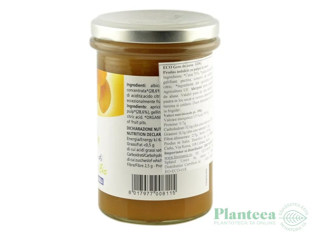 Gem caise fara zahar eco 320g - LA FINESTRA SUL CIELO