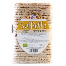 Rondele expandate orez susan cu sare eco 130g - LA FINESTRA SUL CIELO