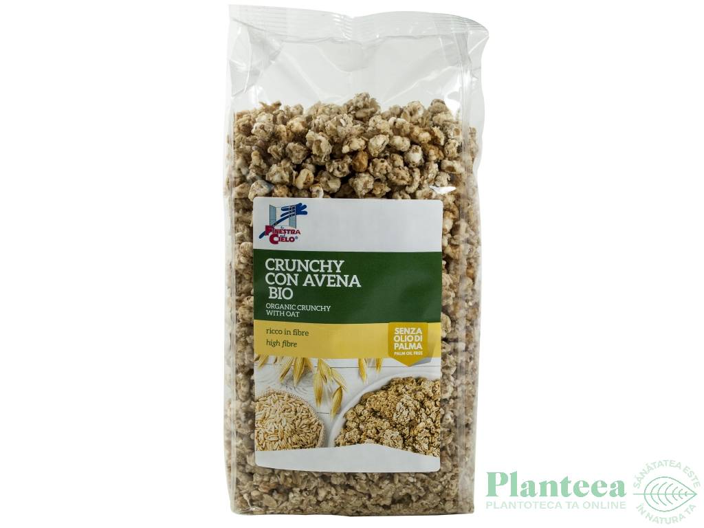 Musli crocant ovaz fara zahar eco 375g - LA FINESTRA SUL CIELO