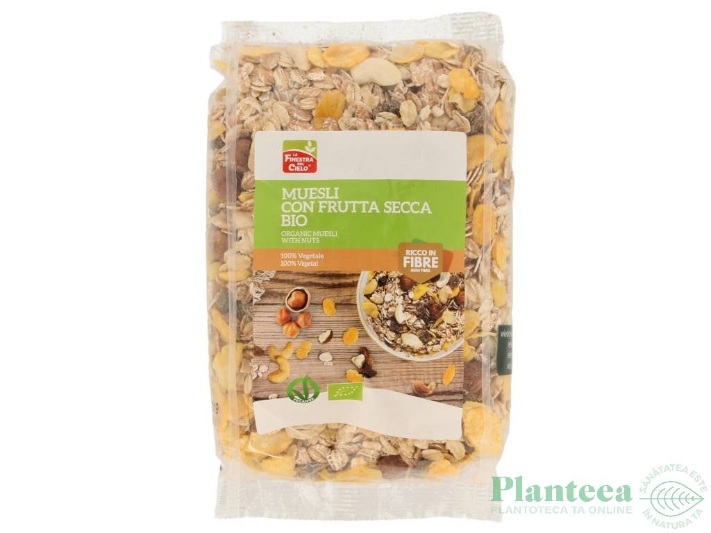 Musli fructe uscate nuci eco 375g - LA FINESTRA SUL CIELO