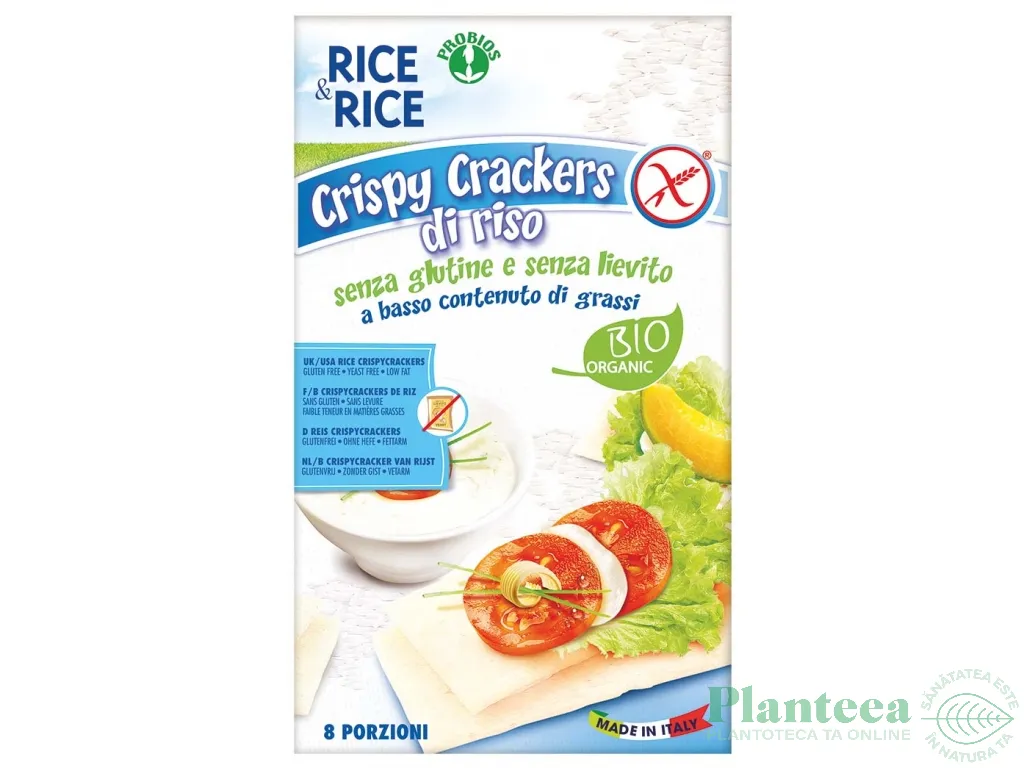 Painici crocante orez fara gluten eco 200g - PROBIOS