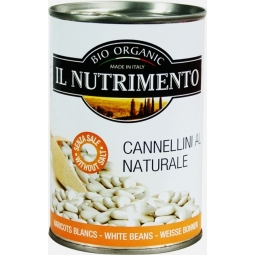 Conserva fasole alba cannellini eco 400g - IL NUTRIMENTO