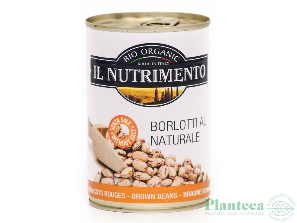 Conserva fasole maro borlotti eco 400g - IL NUTRIMENTO