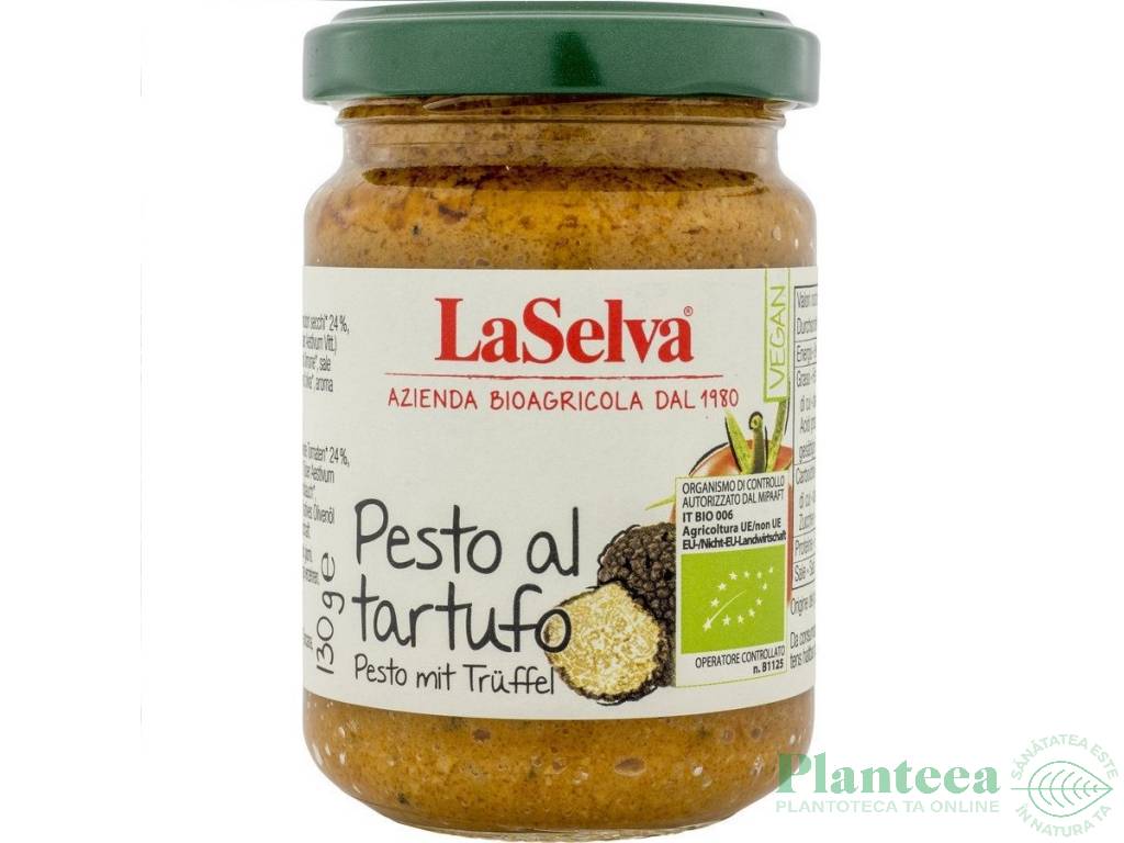 Pesto rosu trufe eco 130g - LA SELVA