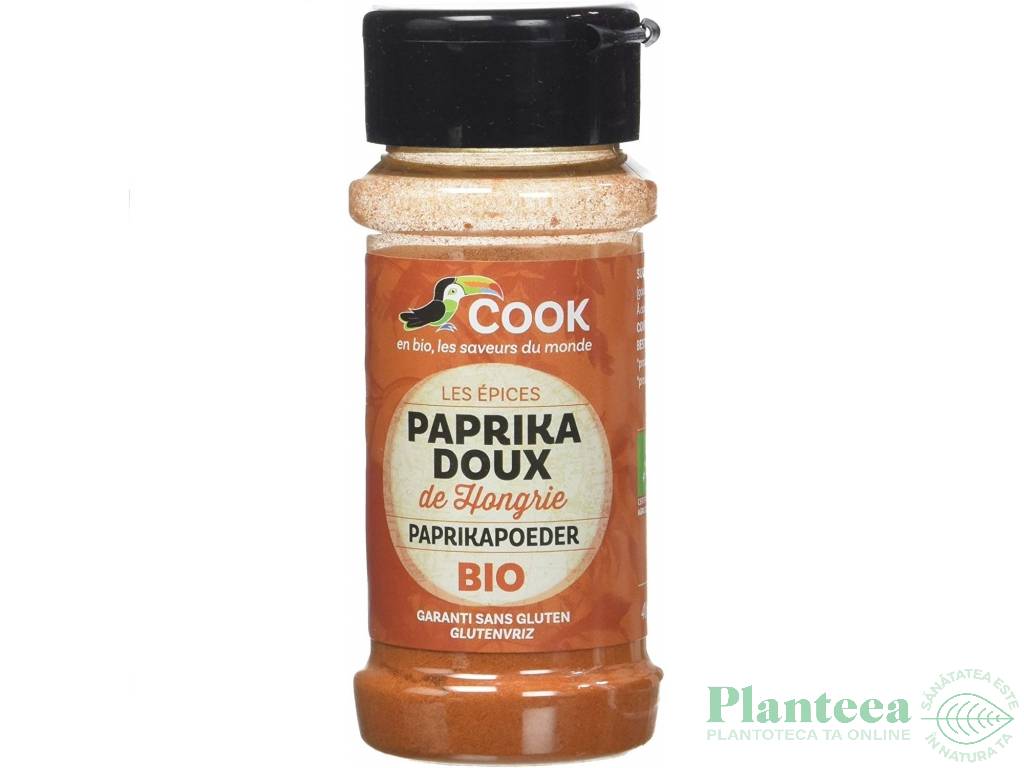 Condiment paprika [boia dulce] bio 40g - COOK