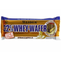 Baton proteic 32% WheyWafer stracciatella 35g - WEIDER