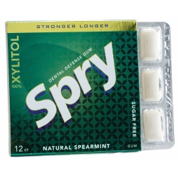 Guma mestecat xylitol spearmint Stronger Longer 12b - SPRY