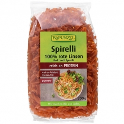 Paste spirelli linte rosie fara gluten eco 300g - RAPUNZEL