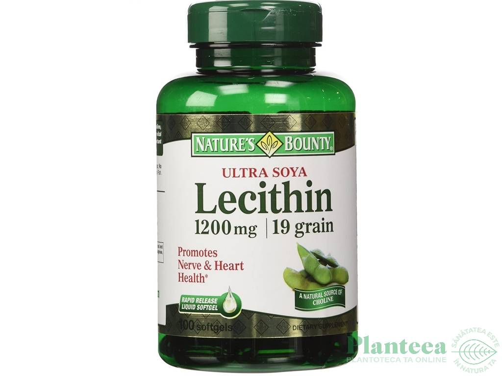 Lecitina 1200mg 30cps - NATURES BOUNTY