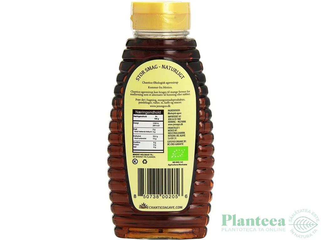 Indulcitor sirop agave original eco 335g - CHANTICO