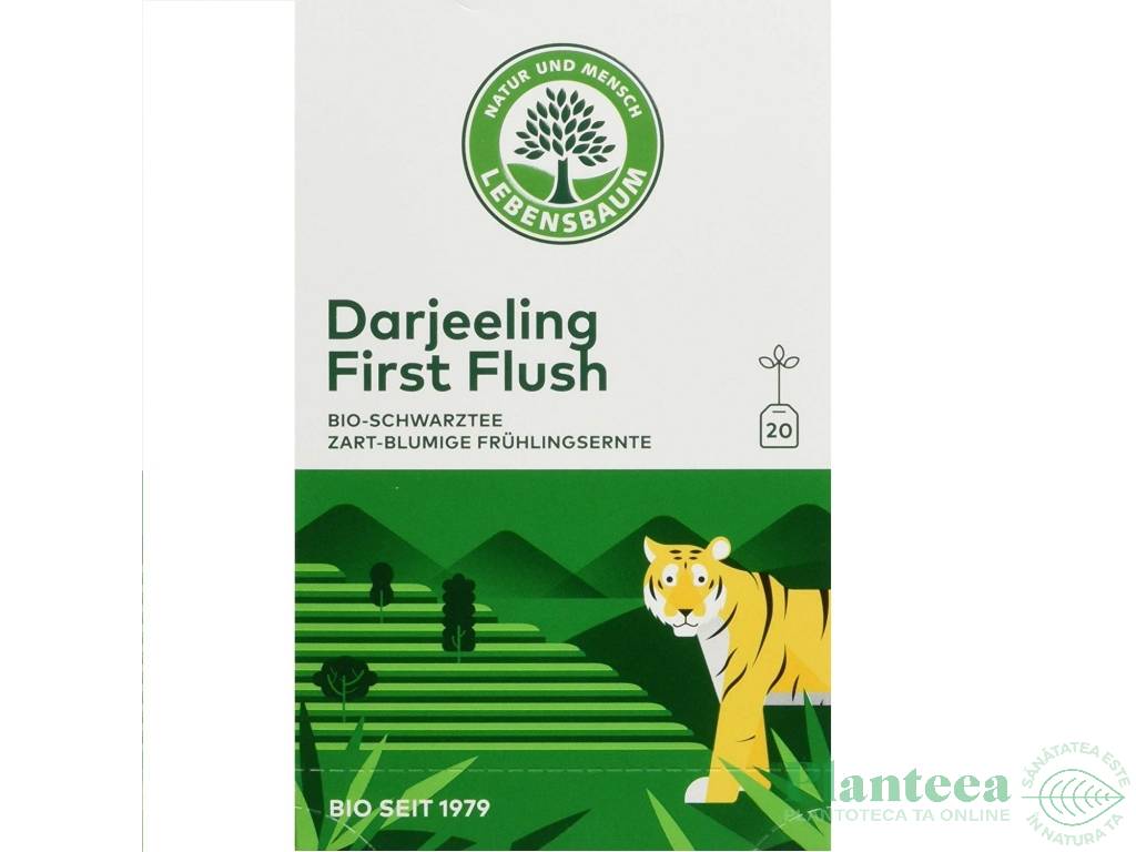 Ceai negru darjeeling first flush eco 20dz - LEBENSBAUM