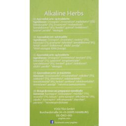 Ceai plante alcaline bio 17dz - YOGI TEA