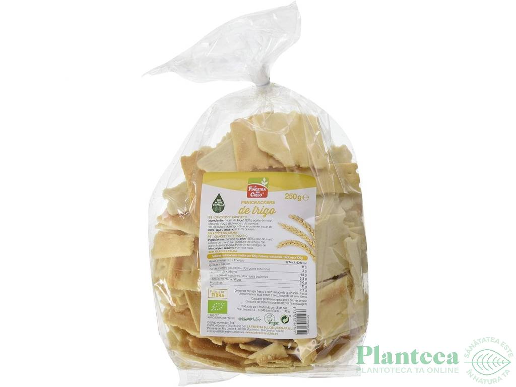 Mini crackers grau eco 250g - LA FINESTRA SUL CIELO