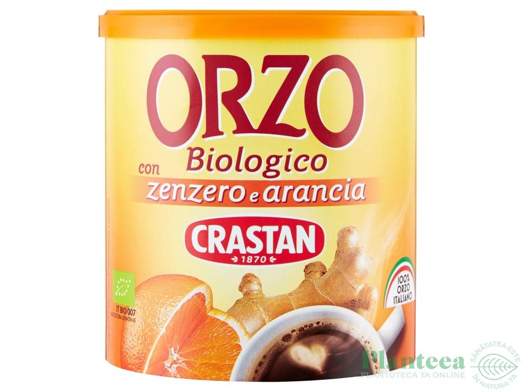 Orz solubil ghimbir portocala eco 120g - CRASTAN