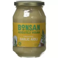 Maioneza vegana fl soarelui usturoi eco 235g - BONSAN