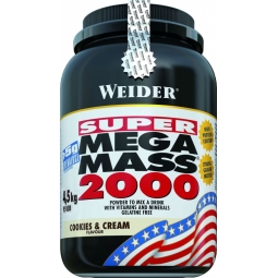 Super mega mass 2000 cookies cream 4,5kg - WEIDER