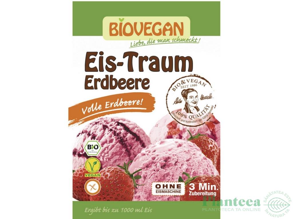 Praf inghetata capsuni fara gluten eco 86g - BIOVEGAN