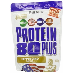 Pulbere proteica mix 4sort 80+ cappuccino 500g - WEIDER